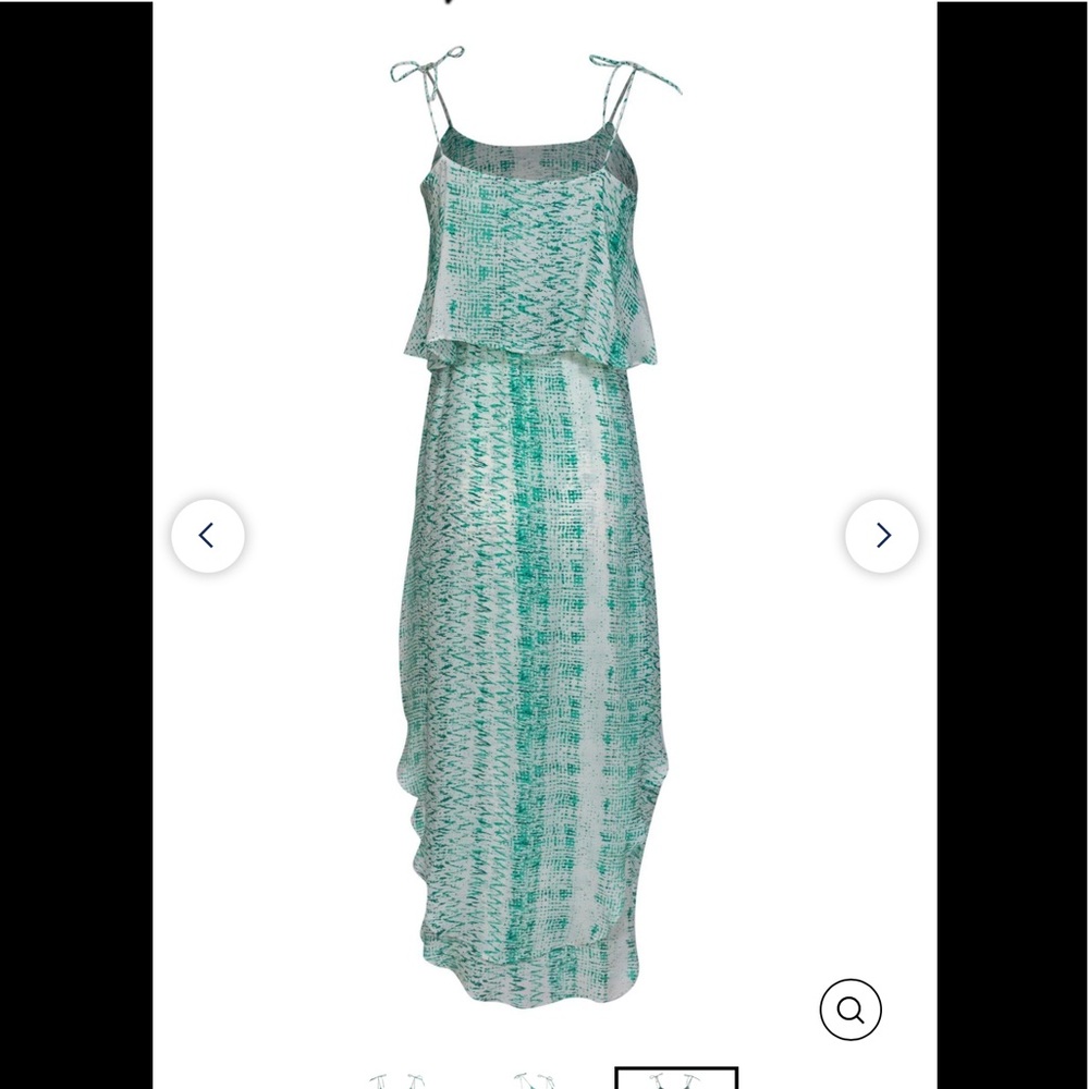 Parker Green Midi Dress